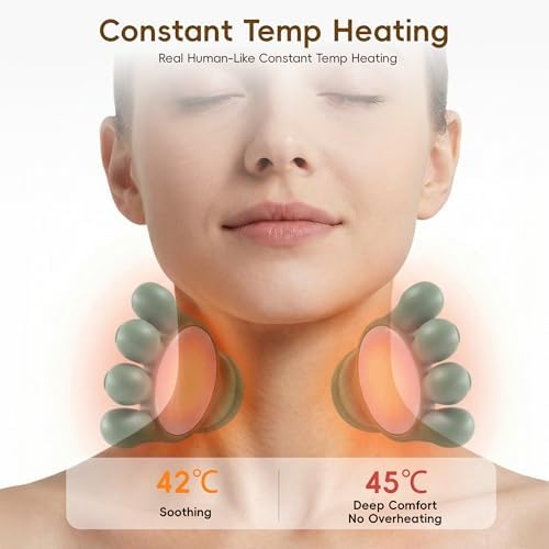 Neck Massager with Heat, Relieves Muscle Stiffness & Fatigue - Image 4