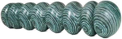 High-Density Foam Roller for Deep Muscle Massage of Legs & Back, Releases Muscle Pain, Pilates Fitness Yoga Pillar （Green Wave） by Unknown