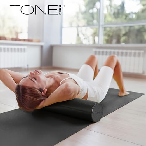Tone Fitness High Density EPP Foam Exercise Foam Roller for Yoga, Pilates, Stretching, Massage, and Recovery | Multiple Sizes and Colors - Image 5