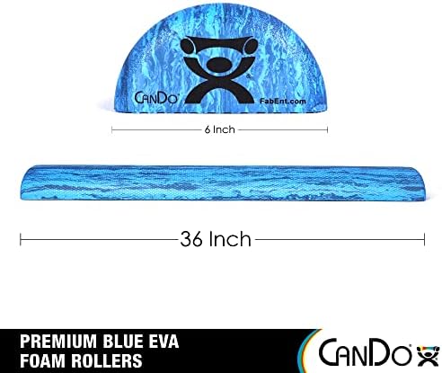 CanDo Heavy Duty EVA Foam Roller, Half Round, 6" X 36" - Image 2