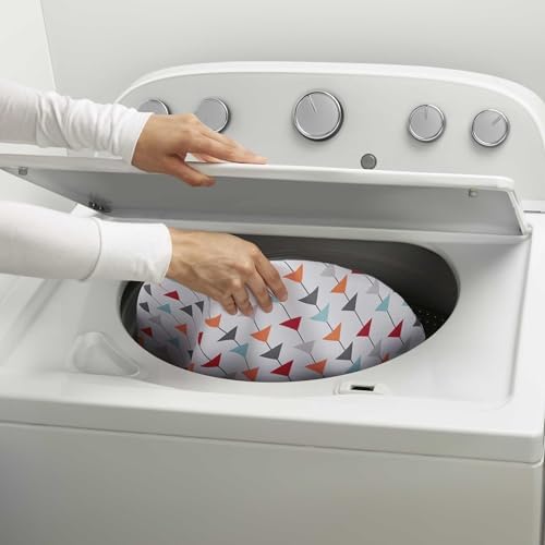 Fisher-Price Portable Bassinet On-The-Go Baby Dome, Travel Play Space with Developmental Newborn Toys & Canopy, Arrows Away - Image 5