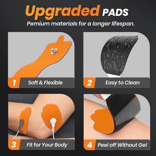 AVCOO TENS Unit Pads Combination Set 20 Pcs, Latex-Free, 50 Times of Use - Image 6