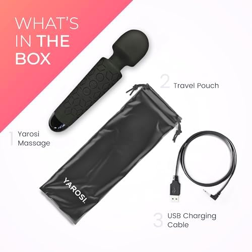 Yarosi Micro Personal Massage Wand Smallest Strongest Handheld Cordless Massager, Strong Powerful Compact Perfect For Travel, Magic Stress Away, All Body Back Legs Hand Pains Sports Recovery - Image 6
