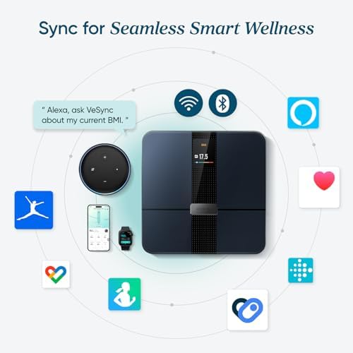 Etekcity Smart Scale for Body Weight and Fat, BMI, FSA Eligible, Black - Image 6