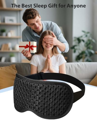 Sleep Eye Mask for Side Sleeper with 3D Contoured Cup - Image 7