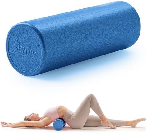 Sunny Health & Fitness 18" Blue High-Density Yoga Foam Roller by SunnyHealthFitness