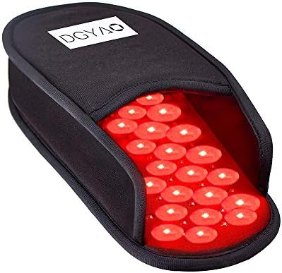 Red Infrared Light Therapy for Foot Pain Relief 660 & 880NM Deeper Therapy Device with Auto Off Timer (Single) by DGYAO