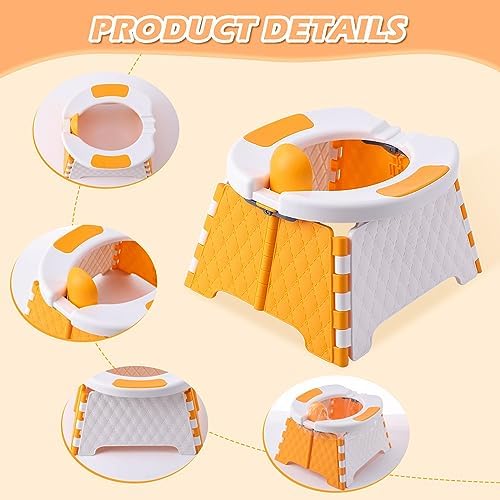 Travel Potty for Toddlers, Portable Foldable Toilet Training Seat - Image 2
