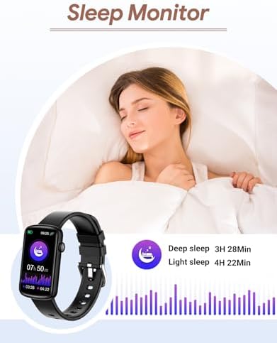 Fitness Tracker, Fitness Watches for Women Men with Heart Rate Monitor Blood Oxygen Sleep Tracker Pedometer, 1.47" Smart Watch Step Calorie Counter for Android iOS IP68 Waterproof - Image 5