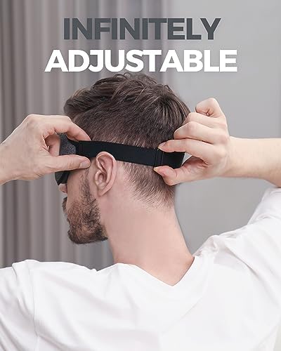 MZOO Luxury Sleep Mask, 3D Spacious for Long Lashes Blocking Light - Image 6