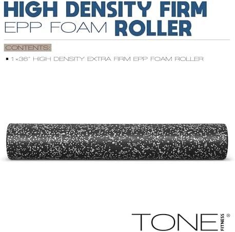 Tone Fitness High Density EPP Foam Exercise Foam Roller for Yoga, Pilates, Stretching, Massage, and Recovery | Multiple Sizes and Colors - Image 2