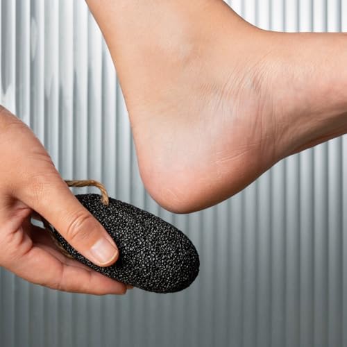 Natural Volcanic Pumice Stone for Feet & Hands. Foot Scrubber for Dead Skin Remover & Deep Cleansing, Cone Shape Stone for Hard-to-Reach Areas Corn Removal, 2 Pcs, Ready-to-Gift Design - Image 5