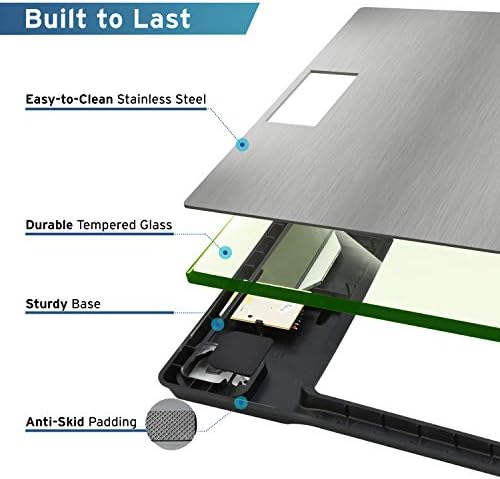 Etekcity Stainless Steel Digital Body Weight Bathroom Scale, 400 Pounds - Image 5