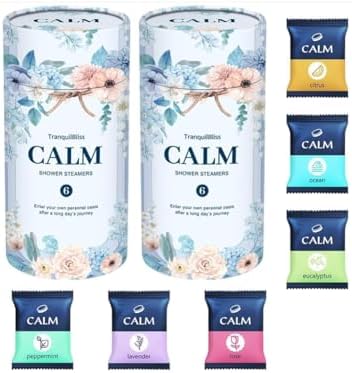 TranquilBliss Shower Steamers, 12-Count Shower Bombs, Gifts for Women by Unknown