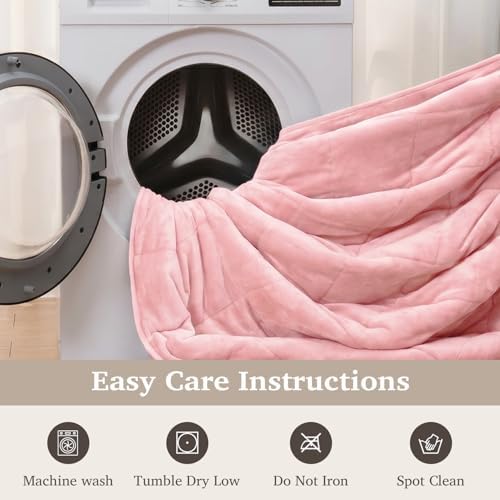 Sivio Weighted Blanket for Adult, Twin Size 15 lbs 48 x 72 Inches - Image 6