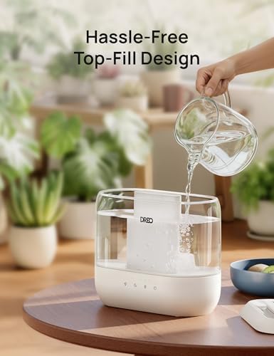 DREO 4L Humidifiers for Bedroom, 36H Runtime, 28 dB Quiet, HM311 - Image 6