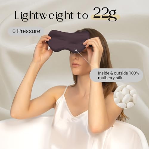 ZIMASILK Adjustable 100% 22 Momme Mulberry Silk Sleep Mask - Image 2