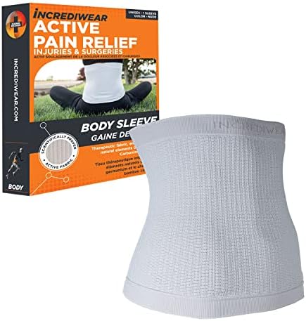 Incrediwear Body Sleeve – Back Support Sleeve for Lower Back Pain Relief and Lumbar Support, Helps with Inflammation & Swelling, Supports Recovery from Injuries and Surgeries by Incrediwear