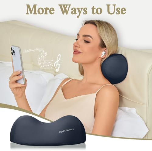 HydroAurum Cervical Neck Pillow, 100% Memory Foam Neck Roll Pillow for Neck and Shoulder Pain Relief, Orthopedic Support for Office Workers, Drivers & Yoga - Image 6