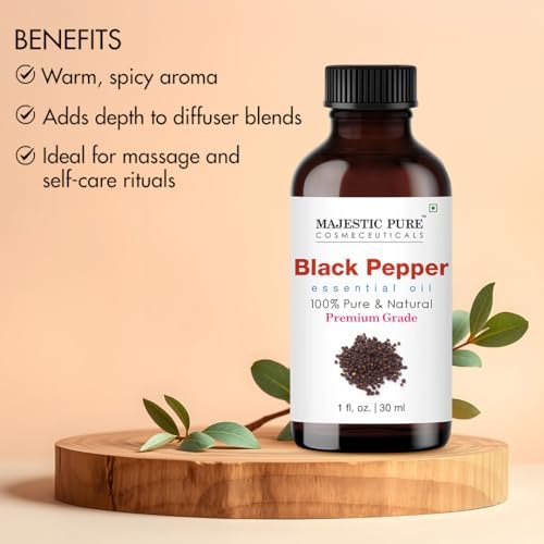 Majestic Pure Black Pepper Essential Oil for Diffuser - 1 Fl Oz - Image 3