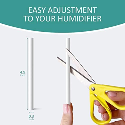 Humidifier Cotton Stick Filter Replacement, Portable Refill Sponges, Compatible with H2O, GENIANI, USB, Travel Humidifiers for Office, Car, Bedroom, Small Diffuser (Pack of 10) - Image 2