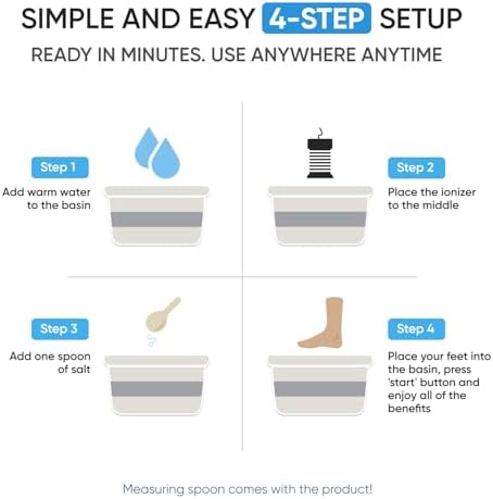 Ionic Foot Spa by Healifeco – Ion Foot Bath Detox Machine - For Toxins, Heavy Metals & Free Radicals – Activates 2,000 Foot Detox Nodes – Easy 30-Min Home Detox – 90,000+ Happy Users Trust It - Image 5