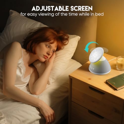 White Noise Sound Machine for Sleeping with Night Light 50 Soothing Sounds - Image 5