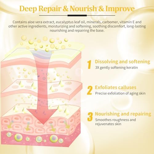 Pedicure Kit Foot Soak Set: Bubble Salt, Sugar Scrub, Massage Mask, Massage Lotion in a Box, 4 Step Foot Spa Kit for Dry Feet,Tired Feet（3 Set Mango) - Image 3
