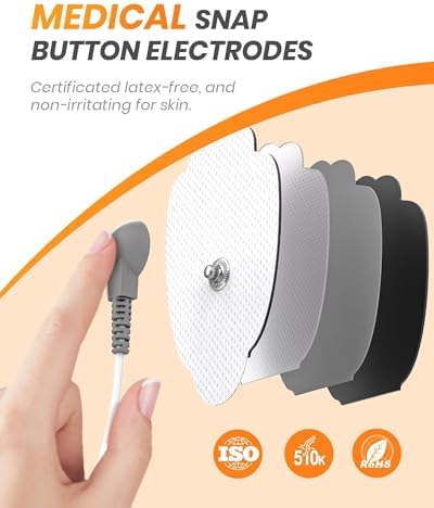 AVCOO 30 Modes TENS EMS Unit Muscle Stimulator for Pain Relief, 12 Pcs Pads - Image 5