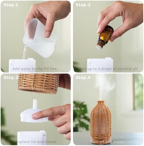 VICTORIA AROMA Essential Oil Diffuser - Multifunction Aromatherapy Diffuser - Image 3