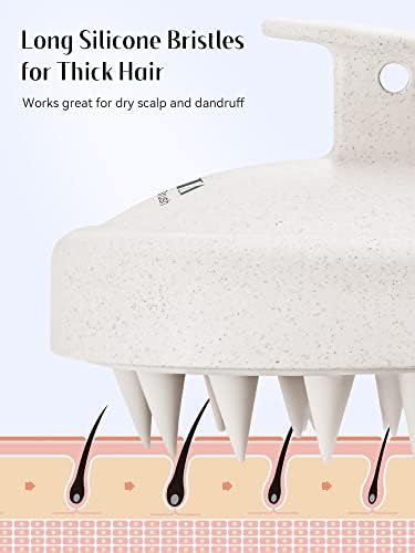 HEETA Scalp Massager Hair Growth Scrubber for Dandruff Removal Hair Care - Image 6