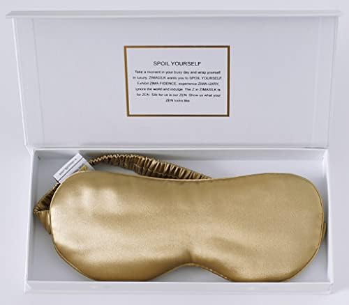 ZIMASILK Adjustable 100% 22 Momme Mulberry Silk Sleep Mask by ZIMASILK