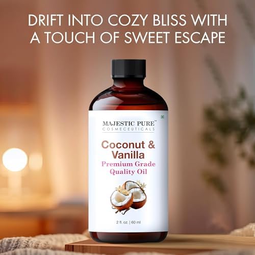 Majestic Pure Coconut Vanilla Essential Oil for Diffuser - 2 Fl Oz - Image 4