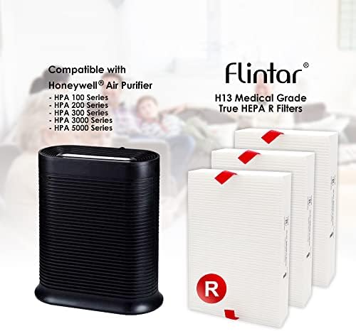 Replacement Filter R, Compatible with Honeywell Air Purifier HPA300, HPA200, HPA 100 and HPA 5000 Series, HRF-R3, 3-Pack - Image 2