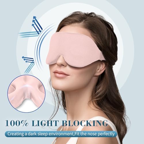 ZGGCD Sleep Mask for Side Sleeper, Light Blocking Eye Mask for Women Men - Image 2