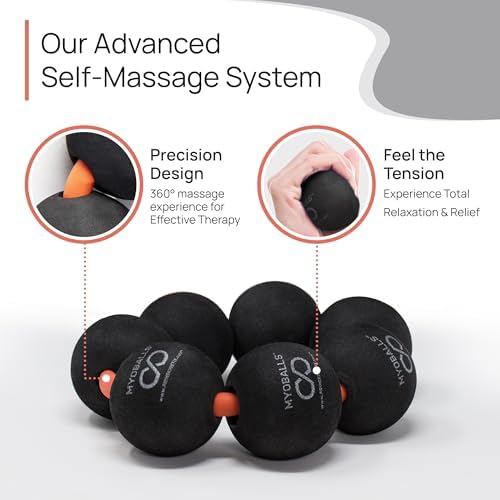 PRIMEKINETIX MyoBalls Massage Therapy Balls - 360° Relief for Plantar Fasciitis, Shin Splints, Tight Calves & IT Band - Deep Tissue Trigger Point Tool for Athletes & Active Lifestyles - 7 Ball Set - Image 2