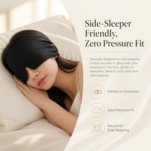 Cooling Gel Sleep Mask, Blackout Eye Mask, Side Sleepers, Men Women - Image 6