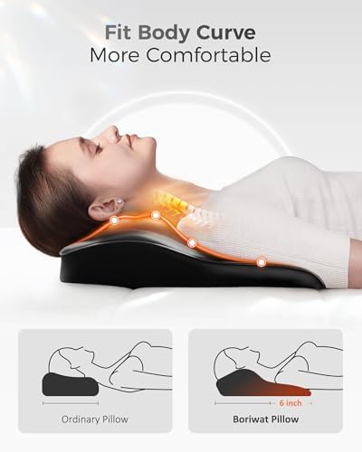 Boriwat Back Massager with Heat, 3D Kneading Massage Pillow for Back, Neck, Shoulder, Leg Pain Relief Deep Tissue, Gifts for Women Men Mom Dad - Image 5