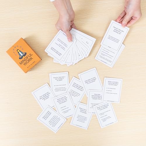 100 Mindful Work Cards – Mindfulness & Self‑Care Prompts for Professionals | Desk & Travel Deck for Stress Relief, Focus, Motivation & Well‑Being - Image 6