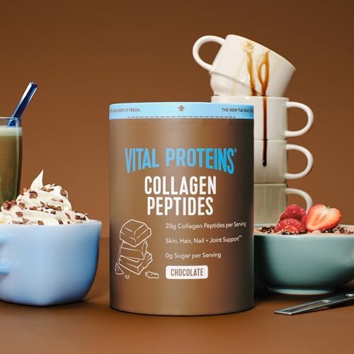 Vital Proteins Collagen Peptides Powder - Chocolate Powder for Hair, Nail, Skin, Bone & Joint Health, 13.5oz (Pack of 2) - Image 2