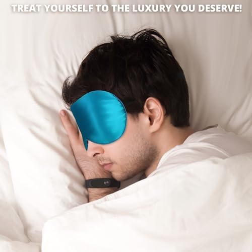Sleep Mask, 100% 22 Momme Mulberry Silk Eye Mask with Adjustable Strap - Image 6