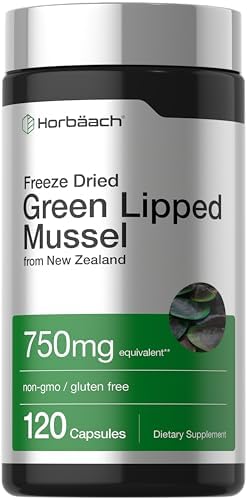 Horbäach Green Lipped Mussel |120 Capsules | from New Zealand by HORBAACH