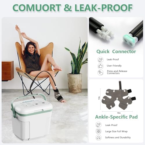 Programmable Timer Ice Machine for Ankle Post‑Surgery w/Quiet Pump - Image 6
