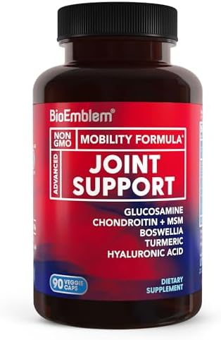 BioEmblem Glucosamine Chondroitin MSM Sulfate 1500mg, 90 Capsules by BioEmblem