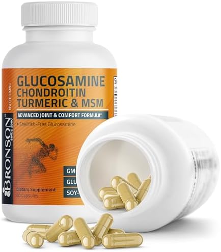 Bronson Glucosamine Chondroitin Turmeric & MSM Joint Support, 60 Capsules - Image 6