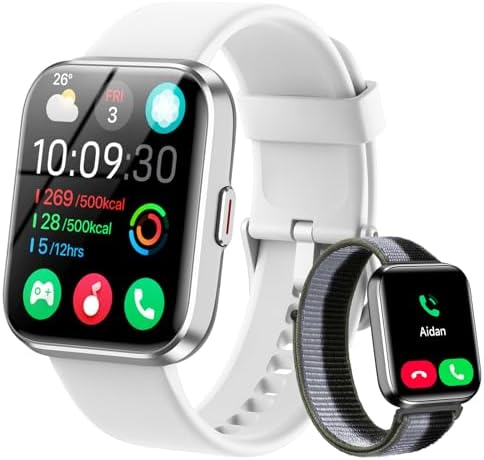 WMK Smart Watch for Android Phones & iPhones, Fitness Watches for Women Men by WMK