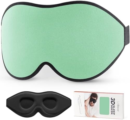 LitBear Sleep Mask for Side Sleeper Women Men, Eye Mask for Sleeping by LitBear