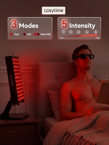 Red Light Therapy Panel for Face and Body, 204 LED Chips 6-Wavelength (660-1060nm) Infrared Light Therapy with Multi-Angle Stand - Image 3