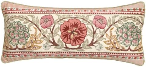 patdrea Designer Vintage Velvet Throw Pillow Cover,12"x28"-Kulom C by patdrea