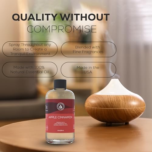 Aroma Country Apple Cinnamon Luxury Diffuser Oil Refill (8.5 Fl Oz) - Image 3